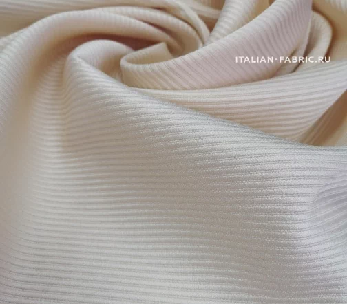 Костюмная шерсть-стрейч, цвет молочный, 00426
