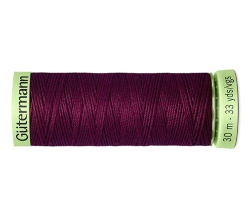 Нить Top Stitch для отстрочки, 30м, 100% п/э, цвет 108 слива, Gutermann 744506