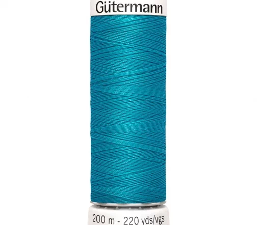 Нить Sew All для всех материалов, 200м, 100% п/э, цвет 946 т.бирюзово-голубой, Gutermann 748277