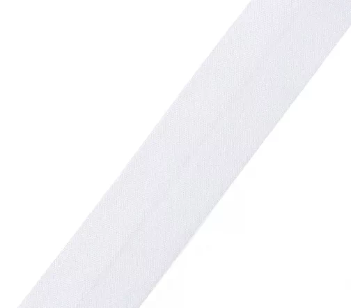 906110 Косая бейка из органзы, 20 мм, Prym (10 белый)