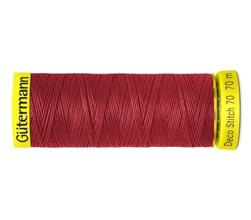 Нить Deco Stitch 70 для декоративных швов, 70м, п/э 100%, цвет 046, Gutermann 702160