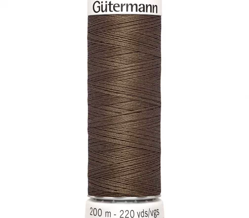 Нить Sew All для всех материалов, 200м, 100% п/э, цвет 815 орех, Gutermann 748277