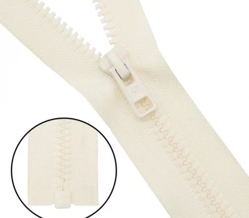 Молния ARTA "трактор" разъем. (1 зам.,Т6) -60см (2076) (A122 ванильный), 193-60-A122