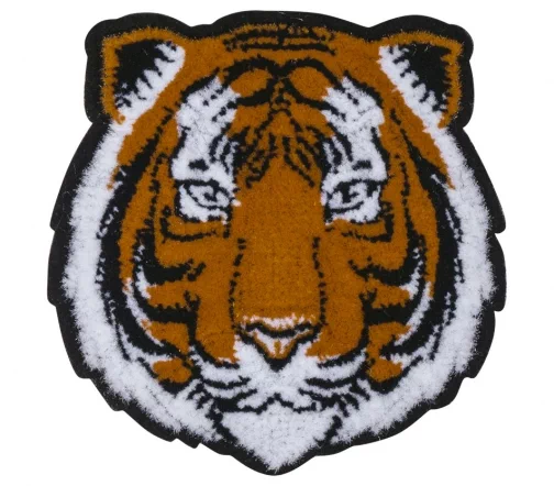 Термоаппликация HKM "Голова тигра коричневая", 7,0 х 6,8 см, 43210