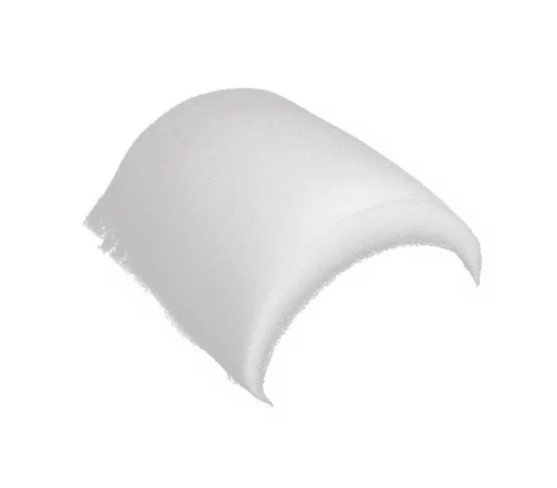 Плечевые накладки, втачные, необшитые, 14 мм, цвет белый