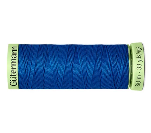 Нить Top Stitch для отстрочки, 30м, 100% п/э, цвет 322 синяя бирюза, Gutermann 744506