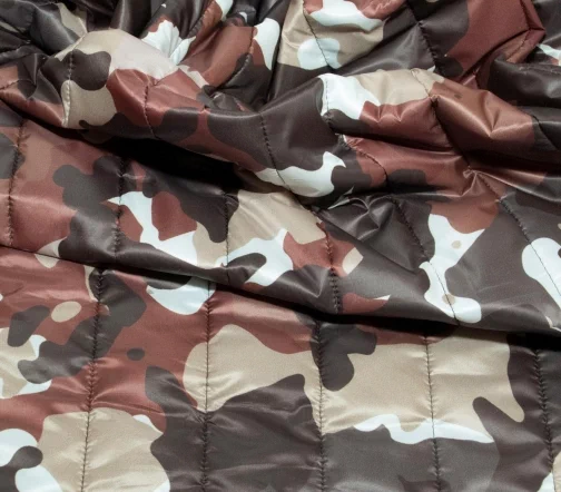 Курточная стеганая ткань с синтепоном "Милитари", 01320