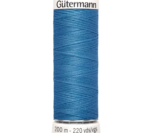 Нить Sew All для всех материалов, 200м, 100% п/э, цвет 965 дымчато серо-голубой, Gutermann 748277