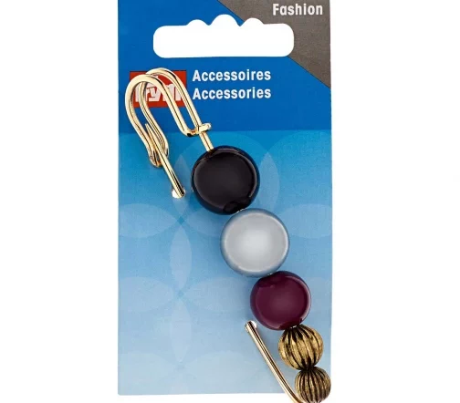 417761 Булавка декоративная с бусинами, 80 мм, Prym