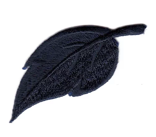 Термоаппликация Marbet "Лист крупный", 6,4 х 2,6 см, темно-синий, 565111.B