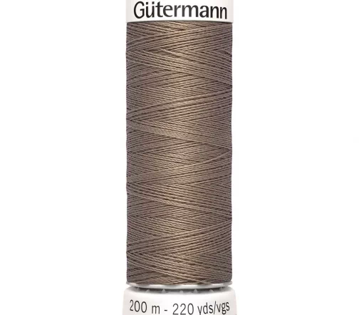 Нить Sew All для всех материалов, 200м, 100% п/э, цвет 199 мускатный орех, Gutermann 748277