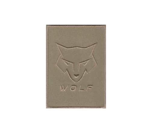 Термоаппликация Marbet "WOLF", крупная, 7,2 х 10,2 см, бежевый, арт. 565278.006