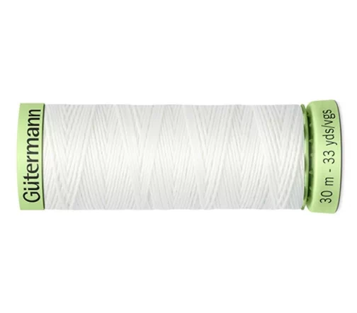 Нить Top Stitch для отстрочки, 30м, 100% п/э, цвет 800 белый, Gutermann 744506