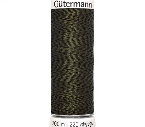Нить Sew All для всех материалов, 200м, 100% п/э, цвет 531 т.т.хаки, Gutermann 748277