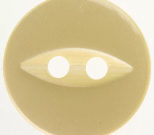 Пуговицы Hemline "Basic", пластик, 2 отв., 20 мм, 4 шт., цвет желтый