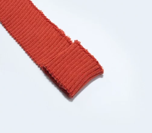 Кромка трикотаж, цвет терракотовый