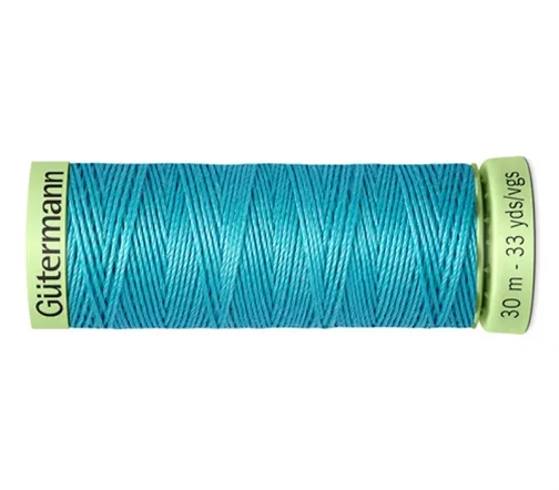 Нить Top Stitch для отстрочки, 30м, 100% п/э, цвет 714 умеренный аквамарин, Gutermann 744506
