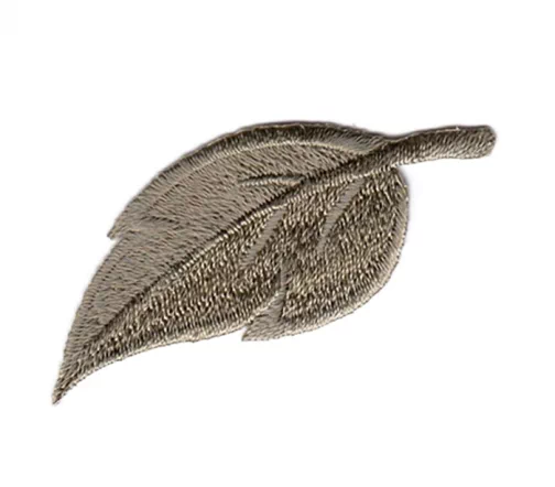 Термоаппликация Marbet "Лист", 3,5 х 1,5 см, серо-бежевый, 565109.G