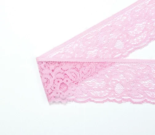 Кружево LAKIDAIN, ширина 34 мм, цвет розовый