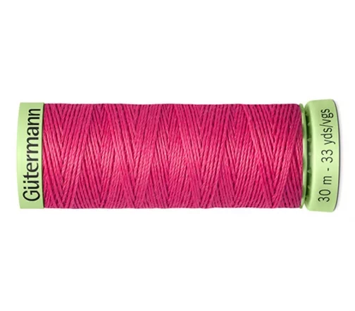Нить Top Stitch для отстрочки, 30м, 100% п/э, цвет 890 т.пурпурно-розовый, Gutermann 744506
