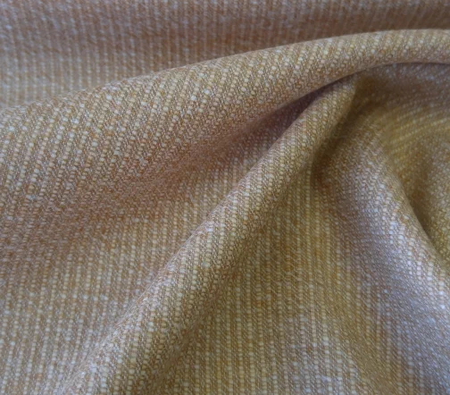 Шерсть стрейч с шелком в полоску, цвет песочный, 57480