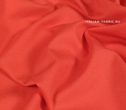 Джерси вискозное, цвет оранжевый, 02028