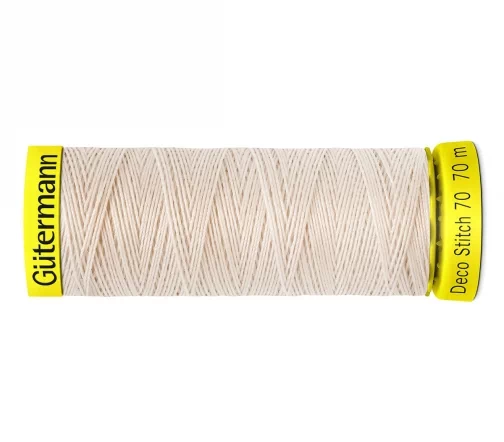 Нить Deco Stitch 70 для декоративных швов, 70м, п/э 100%, цвет 802, Gutermann 702160