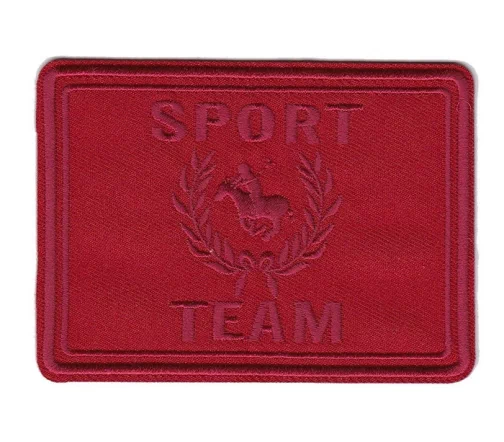Термоаппликация "Sport team красная", 10 х 7,4 см, арт. 565002.N
