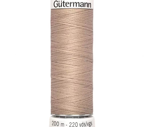 Нить Sew All для всех материалов, 200м, 100% п/э, цвет 422 кэмел розовый, Gutermann 748277