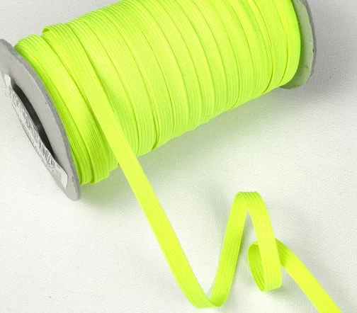 Резинка PEGA продежка неоновая, 6,6 мм, цвет желтый