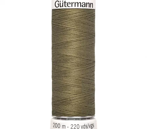 Нить Sew All для всех материалов, 200м, 100% п/э, цвет 528 защитно- оливковый, Gutermann 748277