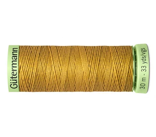 Нить Top Stitch для отстрочки, 30м, 100% п/э, цвет 968 золотой, Gutermann 744506