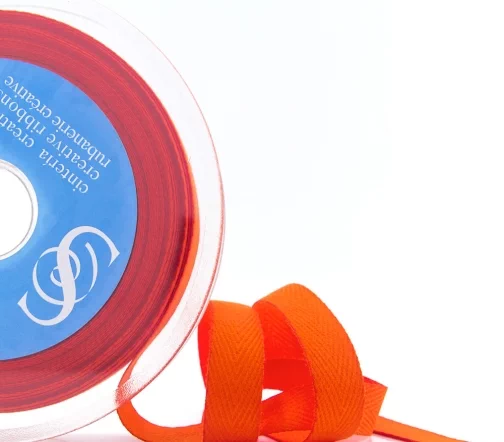 Тесьма киперная, SAFISA, 100% полиэстер, ширина 15 мм, цвет 61, оранжевый