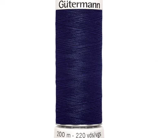 Нить Sew All для всех материалов, 200м, 100% п/э, цвет 310 т.чернильный, Gutermann 748277