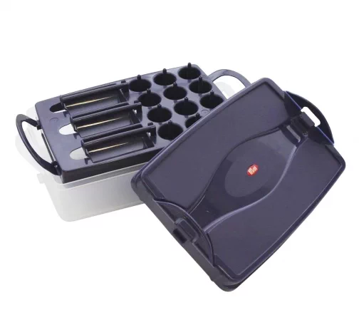 612406 Клик-бокс со вставкой для хранения швейных ниток, пластик, 24х6,5х8 см, Prym