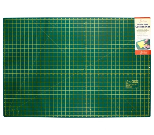 ER4090 Мат для раскройного ножа двусторонний, экстра макси, 914 мм x 609 мм, цвет зеленый, Hemline