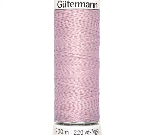 Нить Sew All для всех материалов, 200м, 100% п/э, цвет 662 пыльно-розовый, Gutermann 748277