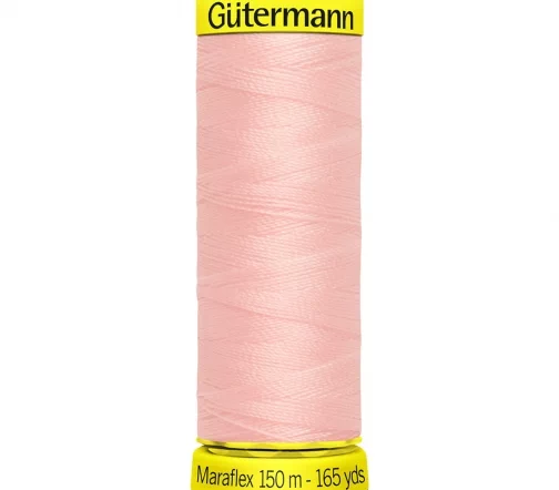 Нить Maraflex для трикотажа, 150м, 100% п/э, цвет 659 св.персиково-розовый, Gutermann 777000