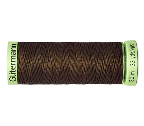 Нить Top Stitch для отстрочки, 30м, 100% п/э, цвет 406 шоколад, Gutermann 744506