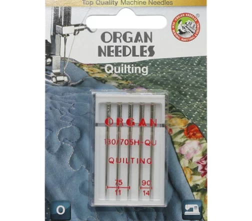Иглы квилтинг № 75-90 (5шт), блистер, ORGAN, 553358