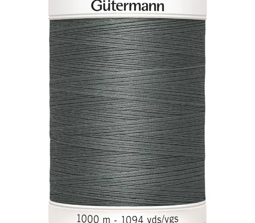 Нить Sew All для всех материалов, 1000м, 100% п/э, цвет 701 перламутр.-грифельный, Gutermann 701939