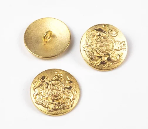 Пуговица костюмная на ножке, 21 мм, металл