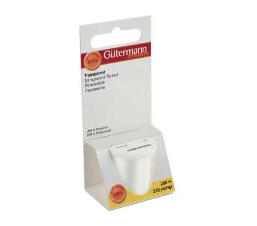 Мононить Transparent для невидимых швов, 200м, цвет 111 молочный, Gutermann 795941