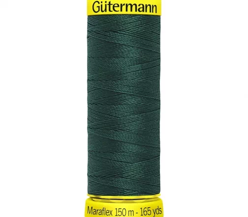 Нить Maraflex для трикотажа, 150м, 100% п/э, цвет 472 т.бутылочный, Gutermann 777000
