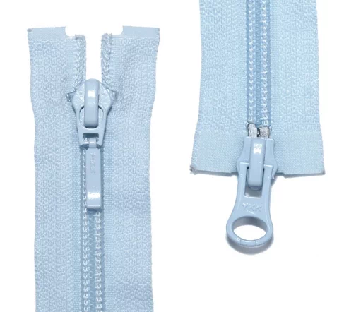 Молния YKK спираль разъёмная, 2 замка, 50см, 5мм, цвет 542, светло-голубой