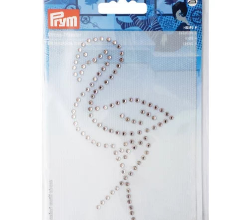 926660 Термостразы "Фламинго" 7х12 см, розовый/золотистый цв., Prym