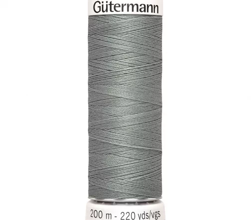 Нить Sew All для всех материалов, 200м, 100% п/э, цвет 634 пепельно серовато-зеленый, Gutermann 748