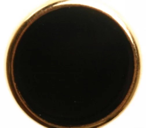 Пуговицы Hemline "Basic", пластик, на ножке, 16 мм, 4 шт., цвет черный