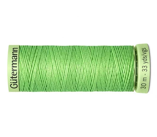 Нить Top Stitch для отстрочки, 30м, 100% п/э, цвет 153 салатовый, Gutermann 744506