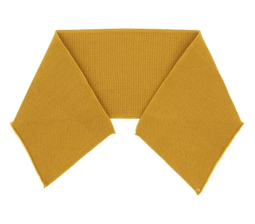 Воротник трикотажный однотонный, 8см*36см, арт. 3AR1192-5, горчичный